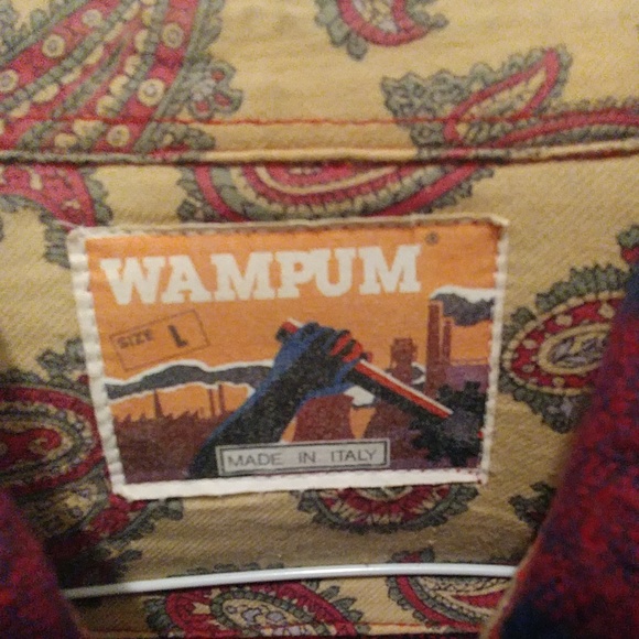 Wampum Men's Flannel Button Up - Picture 2 of 4